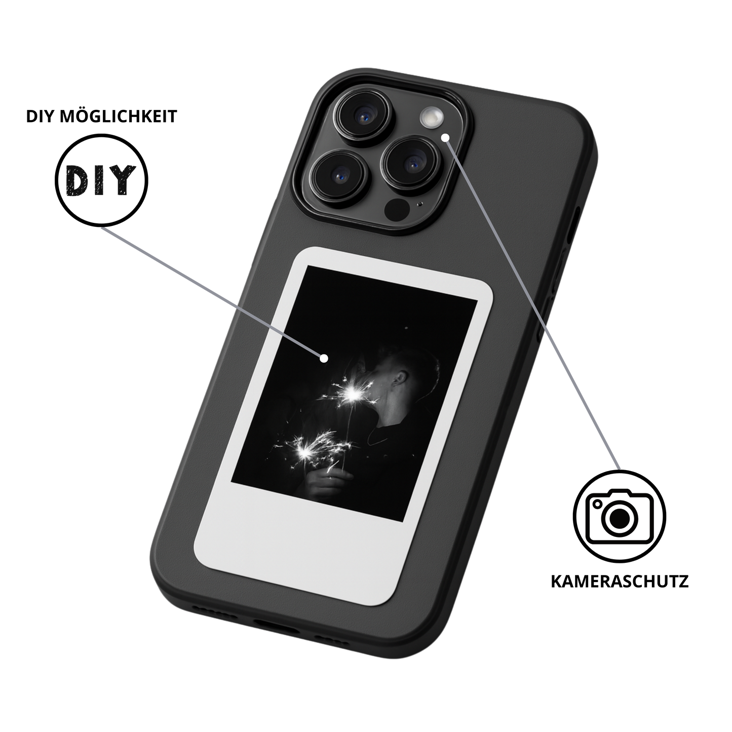 NFC-Hülle für iPhone mit E-Ink-Display