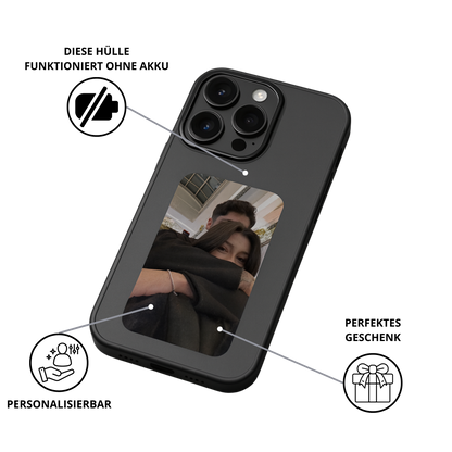 NFC-Hülle für iPhone mit E-Ink-Display